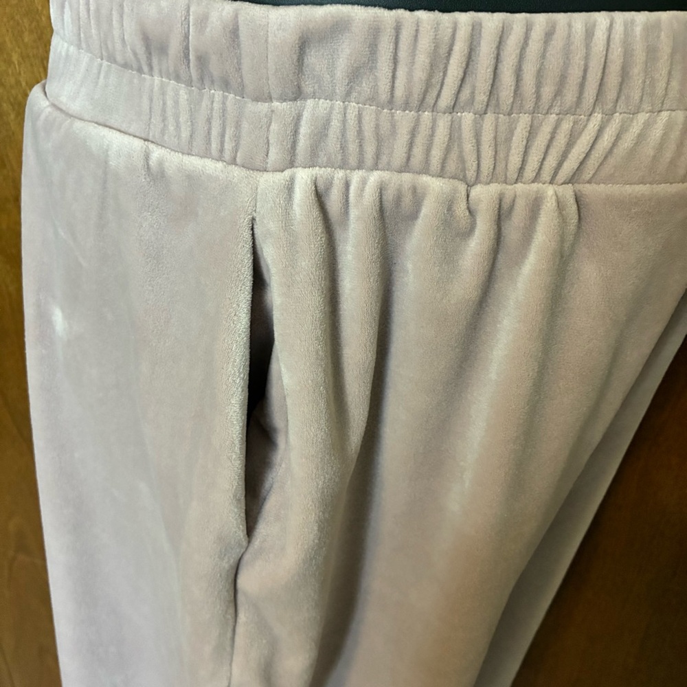 Express Dusty Lavender Velour Hoodie and Jogger Set - Picture 5 of 7